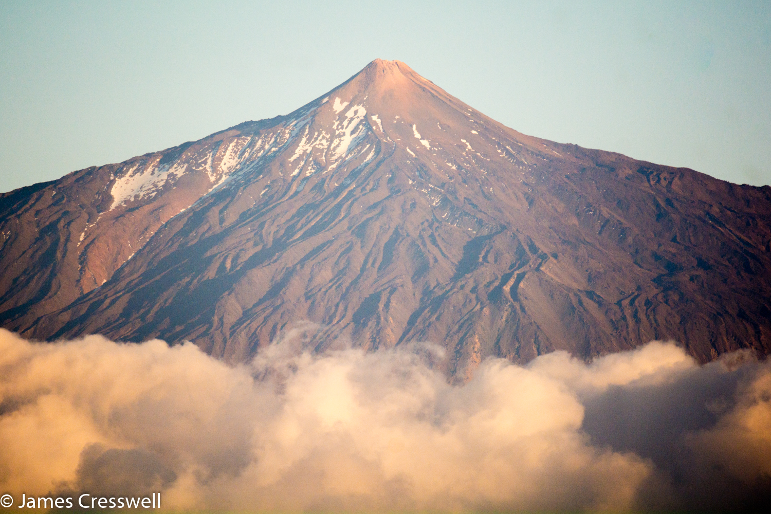 A photograph Teide volcano taken on a GeoWorld Travel Canary Islands geology trip, tour and holiday