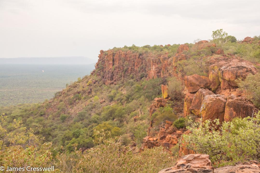 A photograph of the Waterberg Plateau National Park, taken on a GeoWorld Travel Namibia geology trip, tour and holiday