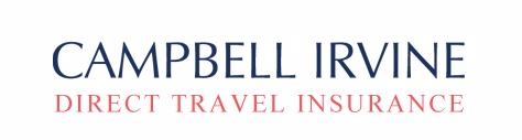 A logo of Campbell Irvine Travel Insurance 