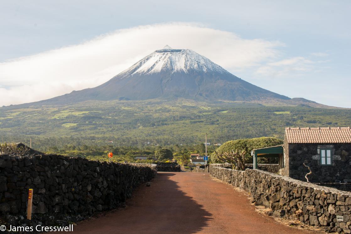 A photograph of Pico volcano, taken on a GeoWorld Travel Azores geology and volcano trip, tour and holiday