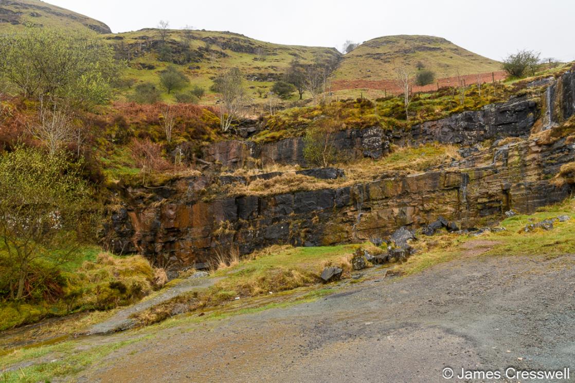 A photograph of Craig y Fro quarry